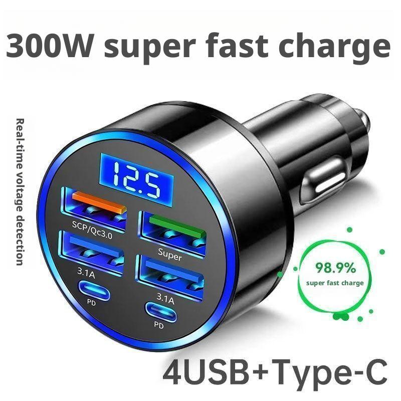 ที่ชาร์จในรถยนต์ 300W PD 6 พอร - Usb C Hub บทวิจารณ์และราคา