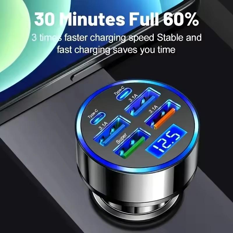 ที่ชาร์จในรถยนต์ 300W PD 6 พอร - Usb C Hub บทวิจารณ์และราคา